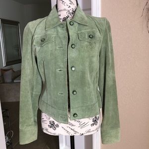 Green suede Jacket by INC